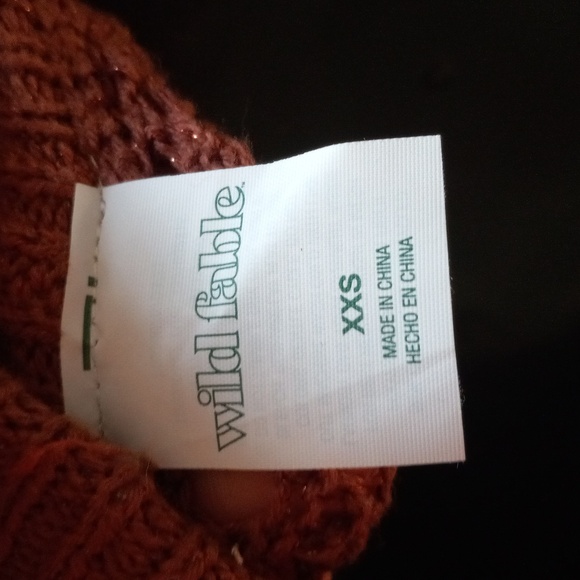 Wild Fable Brown Crochet Wide Leg Pants - Picture 2 of 4